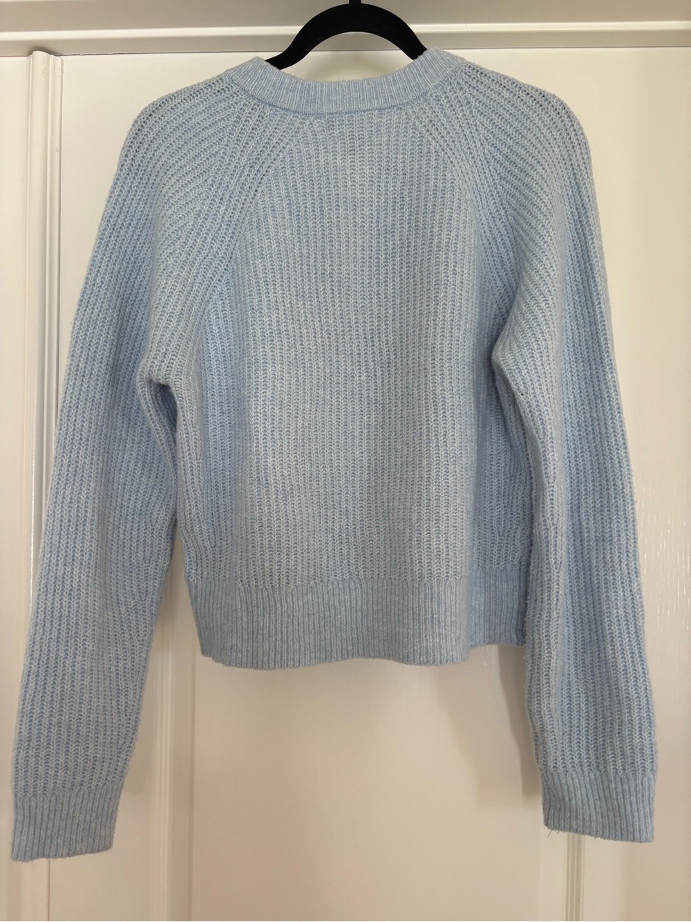 Universal Thread Light Blue Button-Up Ribbed Cardigan - Picture 3 of 4